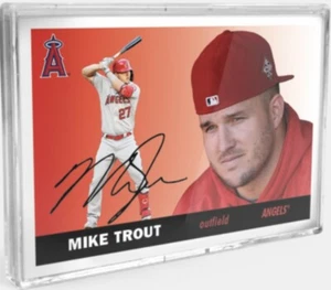 2022 TOPPS TBT 1955 BASEBALL COMPLETE 3-CARD SET 13 MIKE TROUT JOHNSON & BRUJAN - Picture 1 of 5