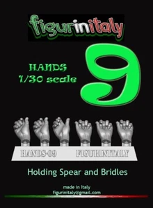 FigurInItaly - Juego de manos 9- 1/30th - FI-HANDS30-09 - Imagen 1 de 4