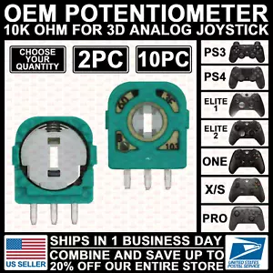 OEM Analog 3D Joy Stick Potentiometer PS3/PS4/Xbox One/Elite/Series/X/Switch Pro - Picture 1 of 7