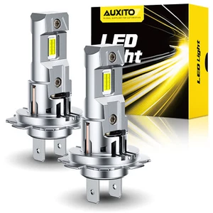AUXITO H7 LED Headlight Bulbs Hi/Lo Beam Canbus 6500K White Super Bright 33000LM - Foto 1 di 26