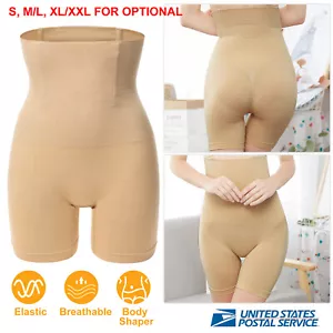 High Waist Tummy Control Shapewear Women Slimming Body Shaper Seamless Panties - Picture 1 of 17