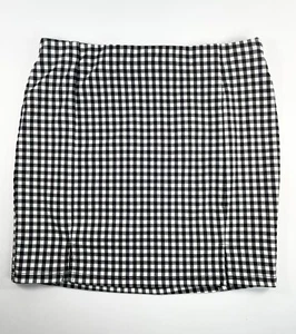 black and white checkered Skirt Kids Size L By White Fawn Made In Usa - Picture 1 of 10
