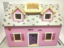 Melissa & Doug Fold and Go Wooden Doll House (House Only) #3701 