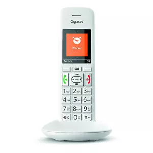 Gigaset E370 HX Bezprzewodowe rozszerzenie słuchawki Białe "Darmowa wysyłka" - Zdjęcie 1 z 5