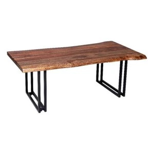 Porter Designs Manzanita Solid Sheesham Wood Live Edge Coffee Table - Brown - Picture 1 of 5