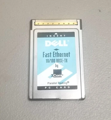 Dell 3Com Fast 10/100 LAN Ethernet PCMCIA PC Card 3CCFE575CT-D - Image 1 of 2