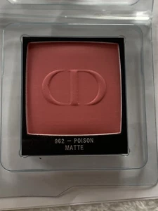 CHRISTIAN DIOR ROUGE BLUSH REFILL COUTURE COLOUR #962 POISON MATTE 0.23 OZ - Picture 1 of 10