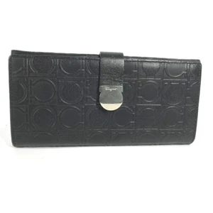 Salvatore Ferragamo Long wallet Gancini Total Pattern Two fold Long Wallet - Picture 1 of 11