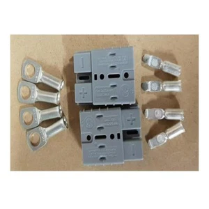 50 Amp Anderson Plugs x 2, 16mm2/10mm Battery Lug x 4 Connection Pack - Picture 1 of 1