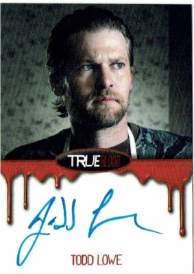 Cartão de autógrafo True Blood Archives 2013 Todd Lowe como Terry Bellefleur - Imagem 1 de 2