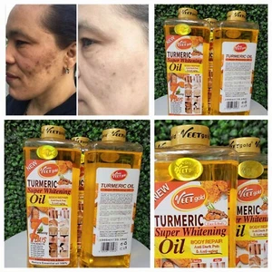 ORIGINAL Veet Gold Turmeric Super Whitening Body Corrector Oil 1000ml - Picture 1 of 5