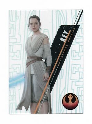 2016 Topps Star Wars High Tek FORM 2 PATTERN 3 BASE Card SW-75 / REY - Image 1 of 2