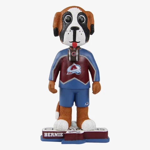 Bernie Colorado Avalanche 2022 Stanley Cup Champions Bobblehead NHL Hockey Cover