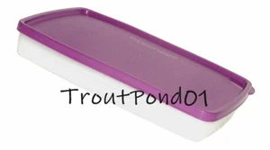 Tupperware Vintage Style Pak N Stor eckig rund 2,5c Gefrierschrank Freeze It Plus lila - Bild 1 von 3