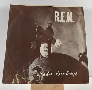 R.E.M. 45 RPM RADIO FREE EUROPE / THERE SHE GOES AGAIN PIC SLEEVE - EX - Picture 1 of 5