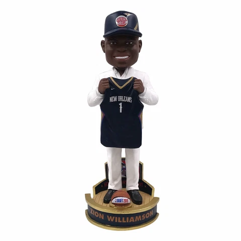 Zion Williamson New Orleans Pelicans 2019 NBA Draft Bobblehead NBA Cover