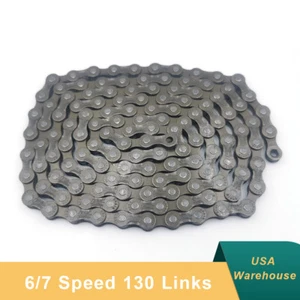 PYC 6/7 Speed 130 Links Road Mountain Bike Chain ebike for Shimano SRAM Chain - Picture 1 of 5