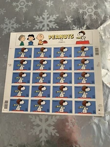 ❤️SCOTT # 3507-PEANUTS BY SCHULZ-PANE OF (20) 34 CENT STAMPS MNH -2000 - Picture 1 of 3