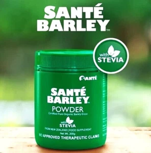 Sante Barley Grass Powder Canister with or w/out STEVIA (Sweetener) 200 grams - Picture 1 of 15
