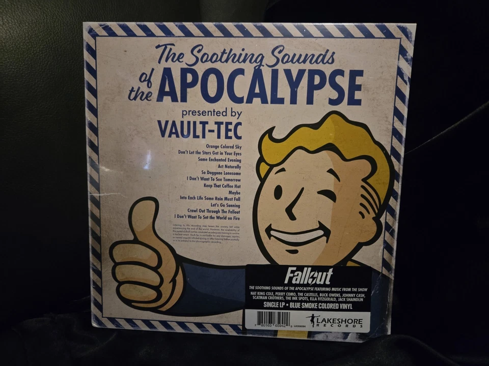 Fallout: The Soothing Sounds Of The Apocalypse Vinyl Soundtrack LP Blue Smoke - Image 1 of 2