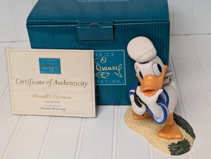 NOS WDCC Disney Paperino "Donald's Decision" COA scatola originale 250809G - Foto 1 di 15