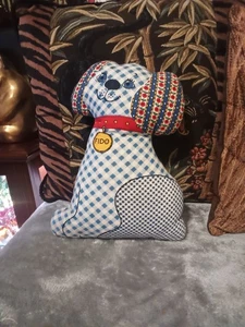 Handgefertigter Stoffhund Fido Dekor, 12 Zoll - Bild 1 von 2
