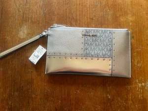 Michael Kors Lady Large Flat Long Women Top Zip Clutch Wristlet Wallet Bag Purse - Picture 1 of 2
