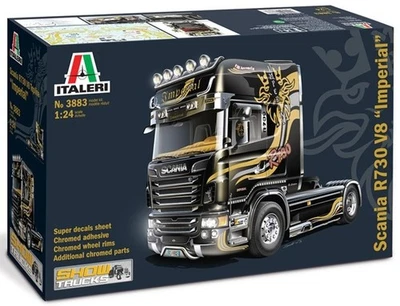 ITALERI, SCANIA R730 V8 Topline Imperial 4x2 Show Trucks modello da assemblar... - Immagine 1 di 4