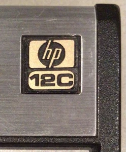 Hewlett-Packard HP 12C Scientific Calculator, Badge Label Gold - Picture 1 of 2