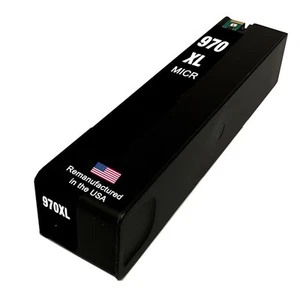 Compatible Ink Cartridge For HP 970XL Black MICR-USA - Photo 1/2