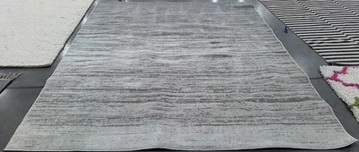 IVORY / 银色 8 英尺 - 0 英寸 x 10 英尺 - 0 英寸背着色地毯,降价 1172791479 ADR113B-8 — 第 1/4 张图片