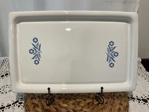Corning Ware Made in Aust. Hostess Serving Platter P-35 Blue Cornflower - Picture 1 of 9