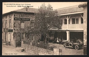 CPA Villechenève /Rhône, Station Estivale, Hôtel Poyet-Granjard - Picture 1 of 2