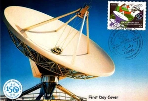 FDC 150th Anniversary of the International Telecommunication Union ITU Bell - Picture 1 of 1