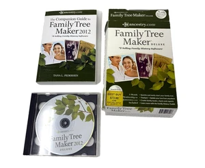 Family Tree Maker Deluxe Software 2012 Ancestry.com Windows XP, Vista, 7, 8 CDs - Picture 1 of 14