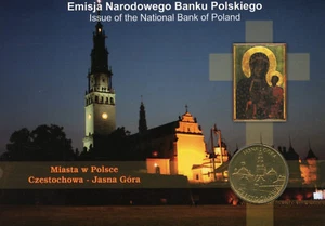 2 Zlotys 2009 - Ciudades Polacas - Czestochowa - Jasna Gora - Moneda en Blister - Imagen 1 de 2