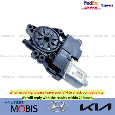 Motor de ventana eléctrica delantera izquierda original 824503X010 para Elantra 2011-2014 Foto 1 de 4