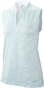 Nike Damen Golf Dri-Fit ärmelloses Fairway Polo hellblau LARGE CJ7961-434 - Bild 1 von 5