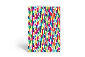 Tarjeta de notas en blanco con patrón colorido - 10 tarjetas y sobres - B14358 - Imagen 1 de 2
