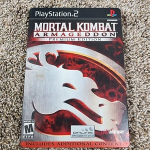 Mortal Kombat Armageddon Premium Edition PlayStation 2 PS2 - Steelbook RARE - Picture 1 of 5