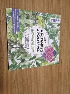 ♡Rückwärts-Ausmalbuch "Botanical Art"♡ TOPP Verlag ☆ NEU ☆ Malbuch - Bild 1 von 5