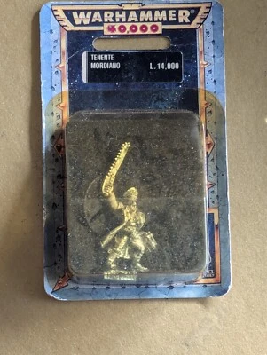 Imperial Guard Mordian Iron Guard Lieutenant Metal, OOP, Warhammer 40k - Image 1 of 4