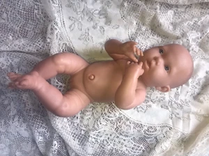Berenguer Newborn Anatomically Correct Baby Girl Jointed Vinyl Doll 13" - Picture 1 of 5