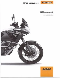 Libro manual de reparación taller de servicio KTM 2015 1190 Adventure R - Imagen 1 de 12