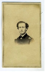 CDV- CIVIL WAR – UNION OFFICER – ROCHESTER NY - Picture 1 of 2
