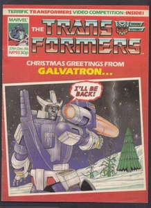 Marvel Comic Transformers UK - Issue 93 - December 1986 - Picture 1 of 2