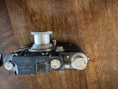 Cámara negra Leica DRP Ernst Leitz Wetzlar número de serie 4484 Estuche, Filtro Foto 1 de 3