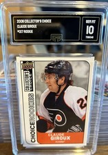 GMA 10 Gem CLAUDE GIROUX 2008/09 Upper Deck Collector’s Choice ROOKIE CARD FHOF!