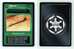 Gaderffii Stick Star Wars Premiere Limited 1995 DS Common CCG Card