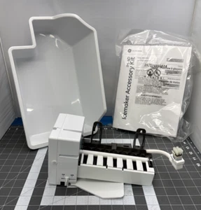 GE Refrigerator Icemaker Assembly Kit WR30X10093 Open Box Ice Bin Water Inlet - Picture 1 of 7